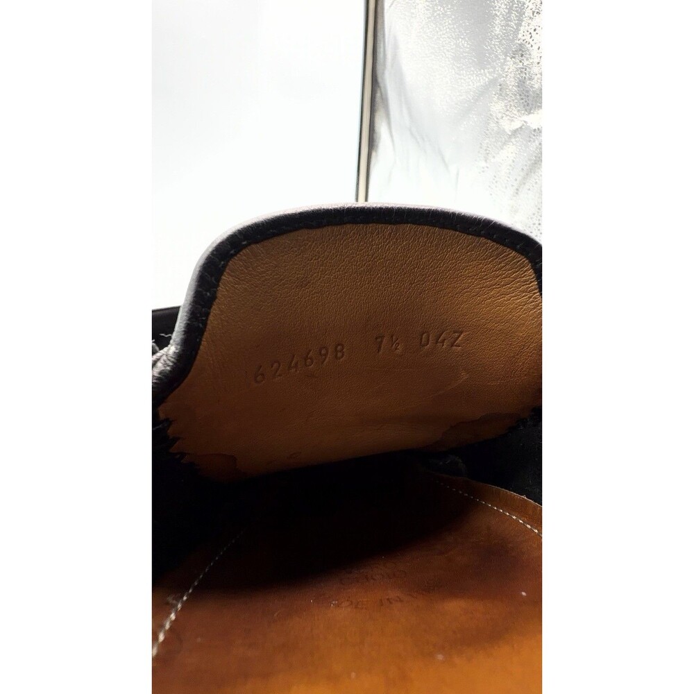 GUCCI Driver Men's Black Leather Horsebit With Web Loafers New UK 7 US 7.5 - Picture 13 of 16
